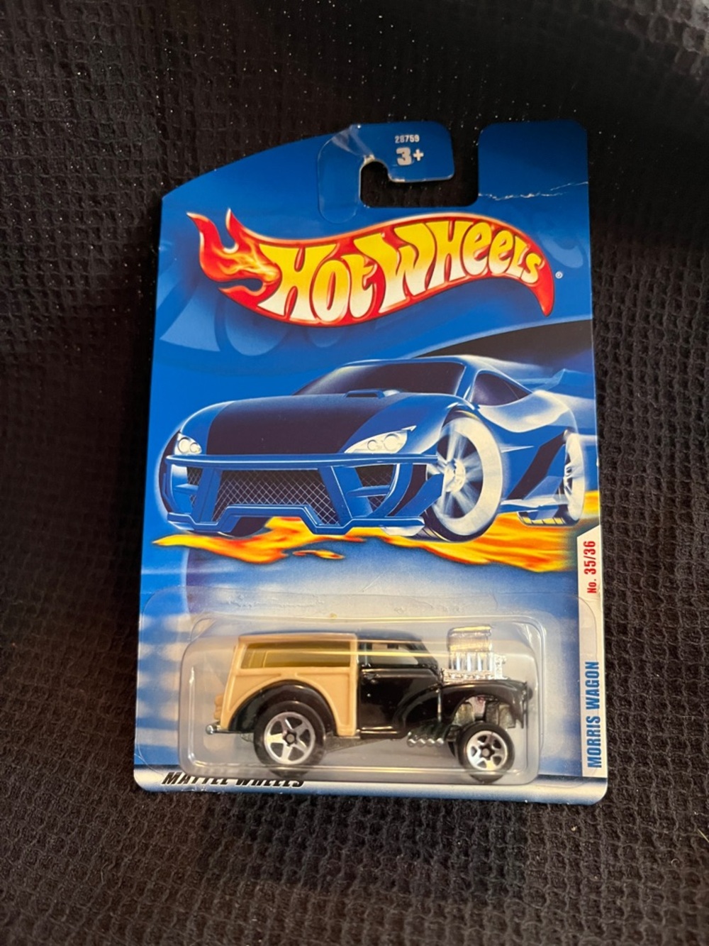 Hot Wheels Morris Wagon Toy Car - Black and Tan